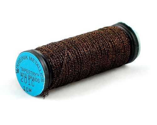 Kreinik Braid #12 - 201C Chocolate Cord