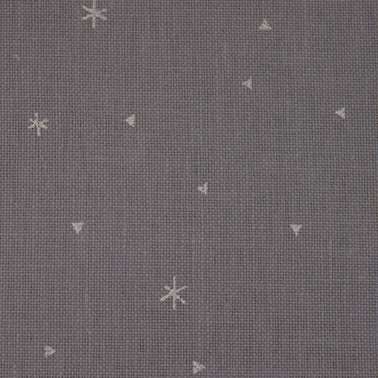 Finishing: 32 ct Belfast Linen Cross Stitch Fabric by Zweigart - Sparkle Grey with Silver