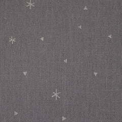 Finishing: 32 ct Belfast Linen Cross Stitch Fabric by Zweigart - Sparkle Grey with Silver