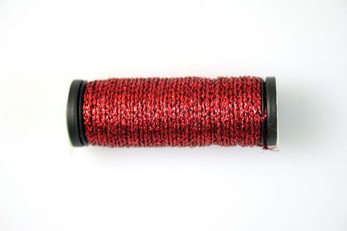 Kreinik Braid #12 - 003HL Red Hi Lustre