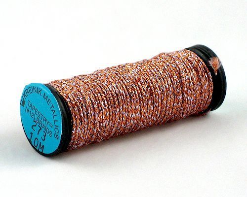 Kreinik Braid #12 - 273 Red Orange