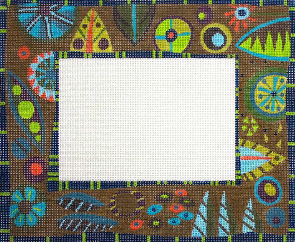 Zecca Fall Frame Needlepoint Canvas