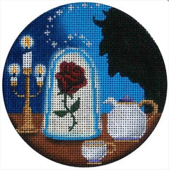 Rebecca Wood Designs Beauty & Beast Needlepoint Canvas