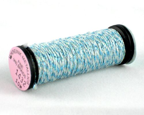 Kreinik Fine Braid #8 - 1432 Blue Ice