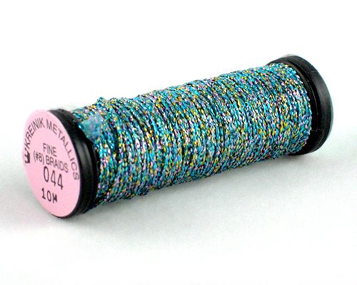 Kreinik Fine Braid #8 - 044 Confetti Blue