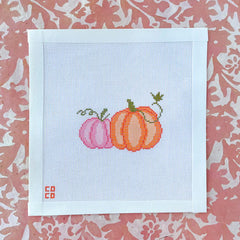 Coco Frank Pumpkins Needlepoint Canvas