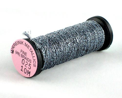 Kreinik Fine Braid #8 - 025 Grey