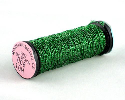 Kreinik Fine Braid #8 - 008 Green