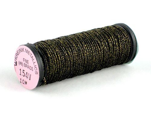 Kreinik Fine Braid #8 - 154V Vintage Verdigris