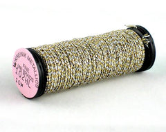 Kreinik Fine Braid #8 - 102HL Vatican Gold Hi Lustre