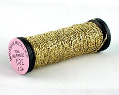 Kreinik Fine Braid #8 - 002 Gold