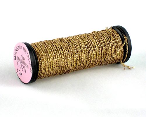 Kreinik Fine Braid #8 - 002V Vintage Gold