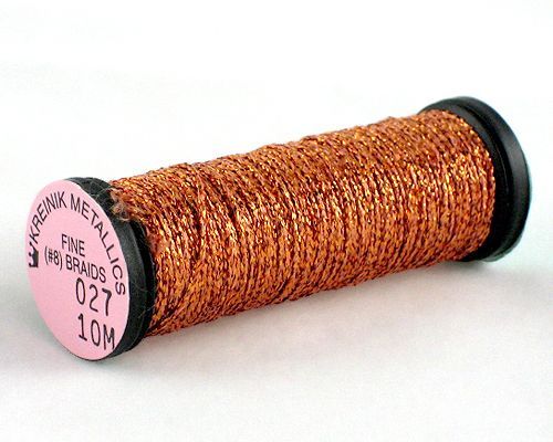 Kreinik Fine Braid #8 - 027 Orange