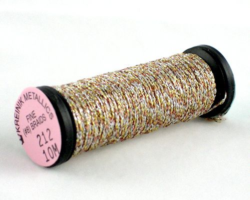 Kreinik Fine Braid #8 - 212 Golden Sand