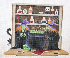 Rebecca Wood Designs Witches Brew Needlepoint Canvas