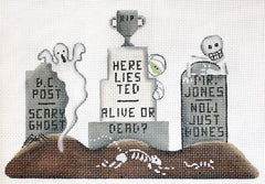 Rebecca Wood Designs Headstones Needlepoint Canvas