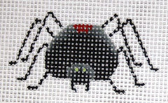 Rebecca Wood Designs Black Widow Needlepoint Canvas