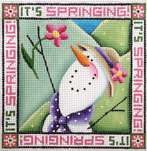 Rebecca Wood Designs It's Springing - small Needlepoint Canvas