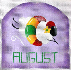 Rebecca Wood Designs August Sheep Needlepoint Canvas