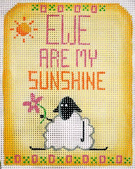 Rebecca Wood Designs Ewe Are My Sunshine Needlepoint Canvas