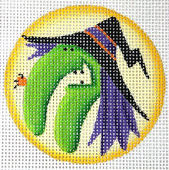 Rebecca Wood Designs Wart Witch Needlepoint Canvas