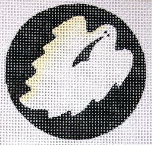 Rebecca Wood Designs Howling Ghost Needlepoint Canvas