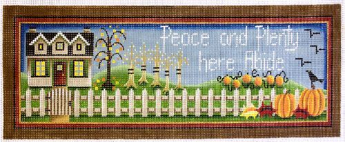 Rebecca Wood Designs Peace and Plenty Needlepoint Canvas