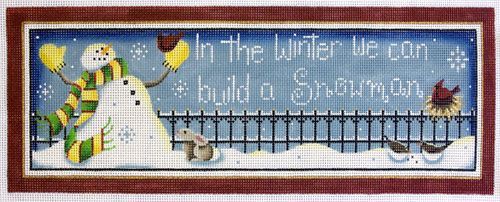 Rebecca Wood Designs In the Winter Needlepoint Canvas