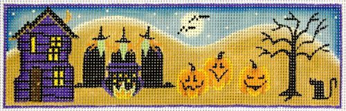 Rebecca Wood Designs Halloween Tiny Needlepoint Canvas