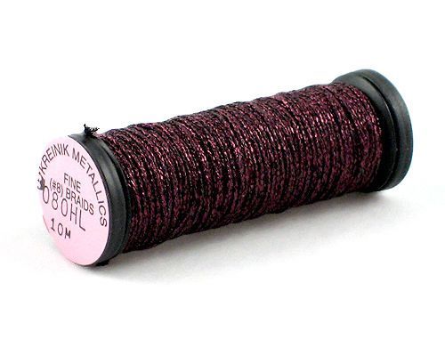 Kreinik Fine Braid #8 - 080HL Garnet Hi Lustre