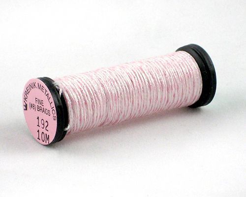 Kreinik Fine Braid #8 - 192 Pale Pink