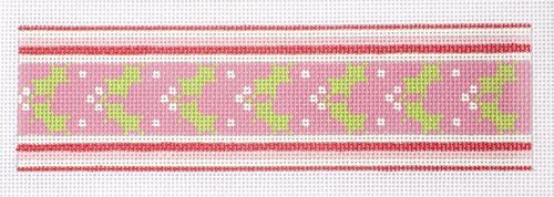 Melissa Shirley Designs Holly Ribbon Candy Needlepoint Canvas