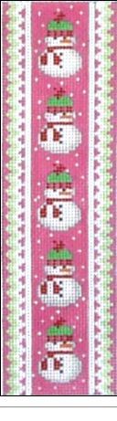 Melissa Shirley Designs Snowmen Ribbon Candy Needlepoint Canvas