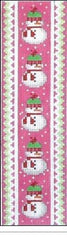 Melissa Shirley Designs Snowmen Ribbon Candy Needlepoint Canvas