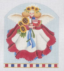 Melissa Shirley Designs July Angel 1556G Needlepoint Canvas