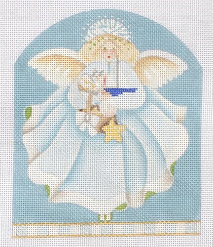 Melissa Shirley Designs August Angel 1556H Needlepoint Canvas