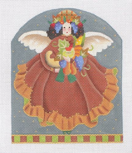 Melissa Shirley Designs November Angel 1556K Needlepoint Canvas