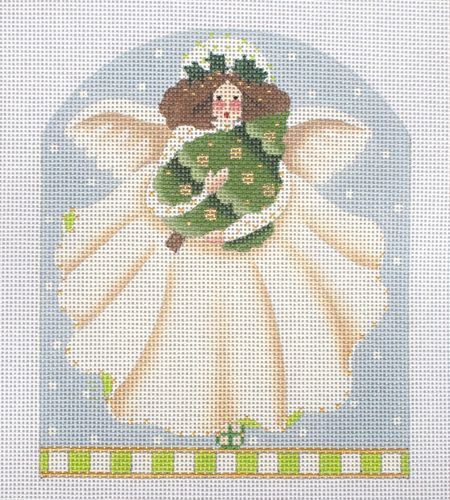 Melissa Shirley Designs December Angel 1556L Needlepoint Canvas