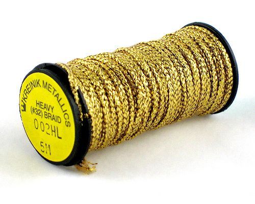 Kreinik Heavy Braid #32 - 002HL Gold Hi Lustre