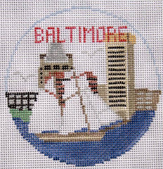 Kathy Schenkel Designs Baltimore Needlepoint Canvas