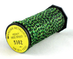 Kreinik Heavy Braid #32 - 5982 Forest Green