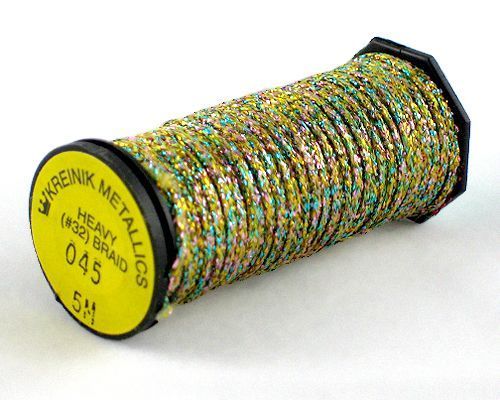 Kreinik Heavy Braid #32 - 045 Confetti Gold