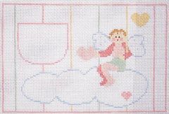 Kathy Schenkel Designs Fairy Tooth Fairy Pillow Needlepoint Canvas