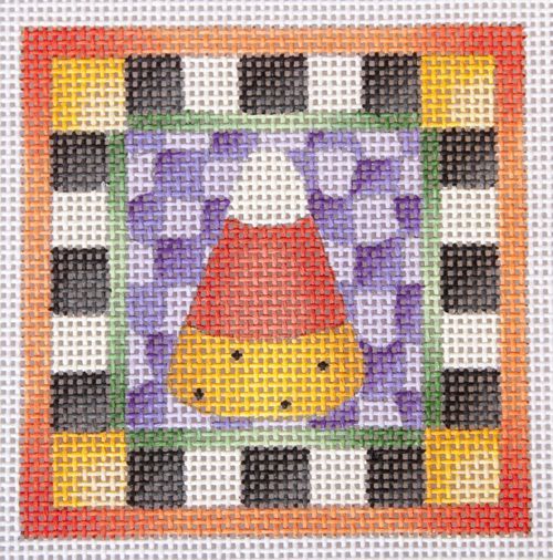 Melissa Shirley Designs Candy Corn DM7E Needlepoint Canvas