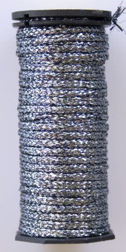 Kreinik Heavy Braid #32 - 011HL Gun Metal Hi Lustre