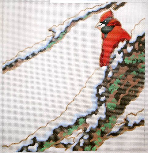 Shorebird Studios Squares: Winter Needlepoint Canvas