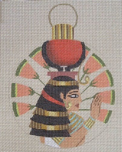 Leigh Designs Isis Ornament Needlepoint Canvas