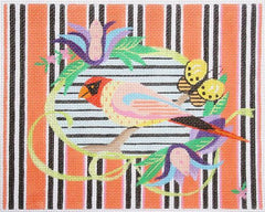 Leigh Designs Slovak Summer Sundown Bird Needlepoint Canvas