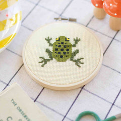 Cotton Clara Frog Cross Stitch Kit