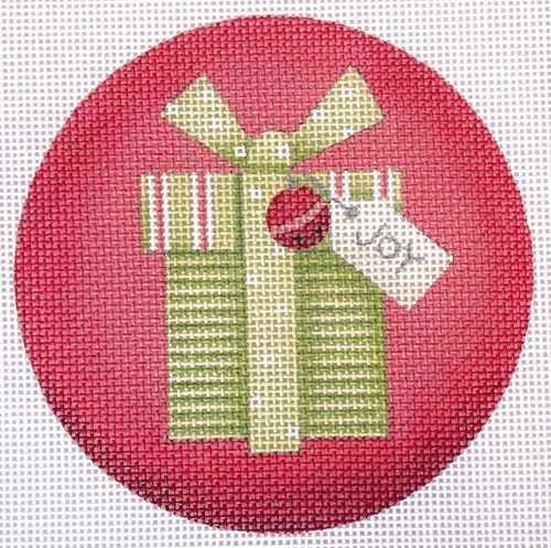 Melissa Shirley Designs Joy Gift Box Needlepoint Canvas